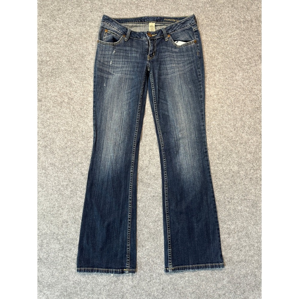 Arizona Jean Co‎ Favorite Bootcut Jeans Womens 5 Average Dark Wash Stretch Denim